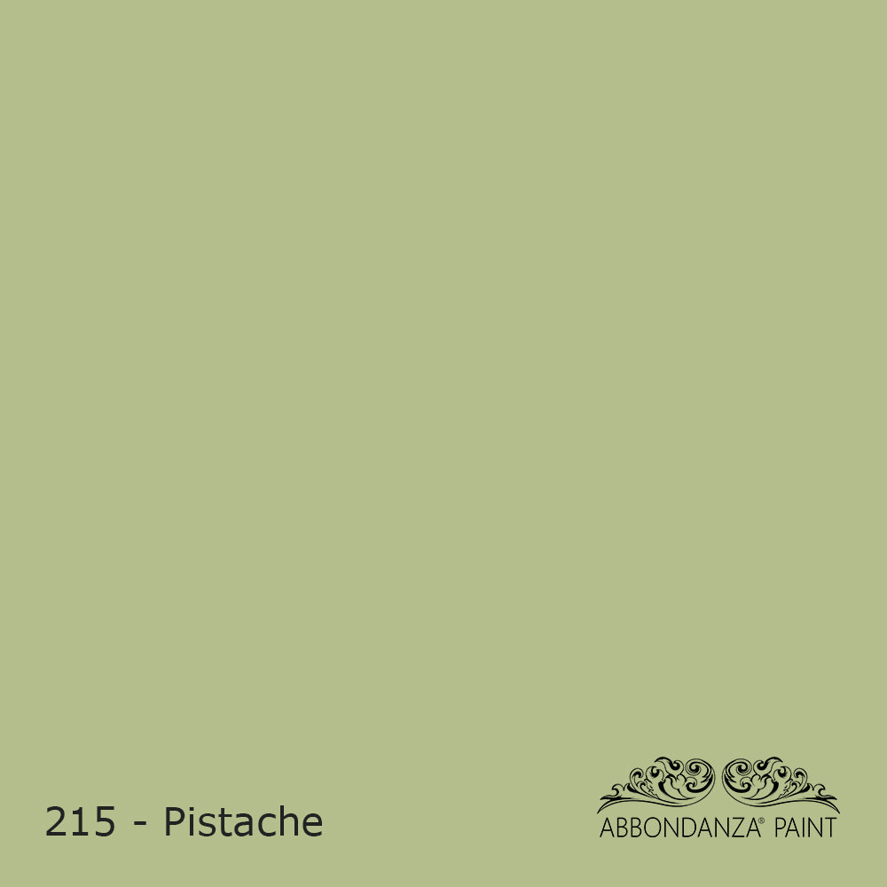 Kleurstaal handgeschilderd met Abbondanza krijtverf Pistache 215
