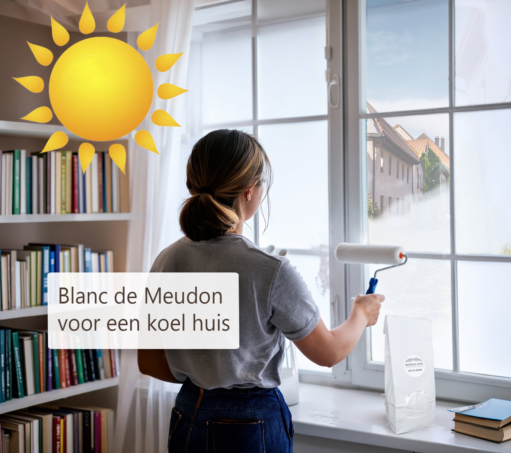 Blanc de Meudon tegen de zon