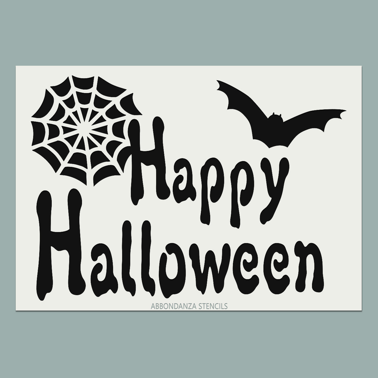 Happy Halloween Stencil 