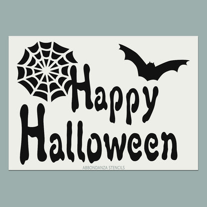 Happy Halloween Stencil 