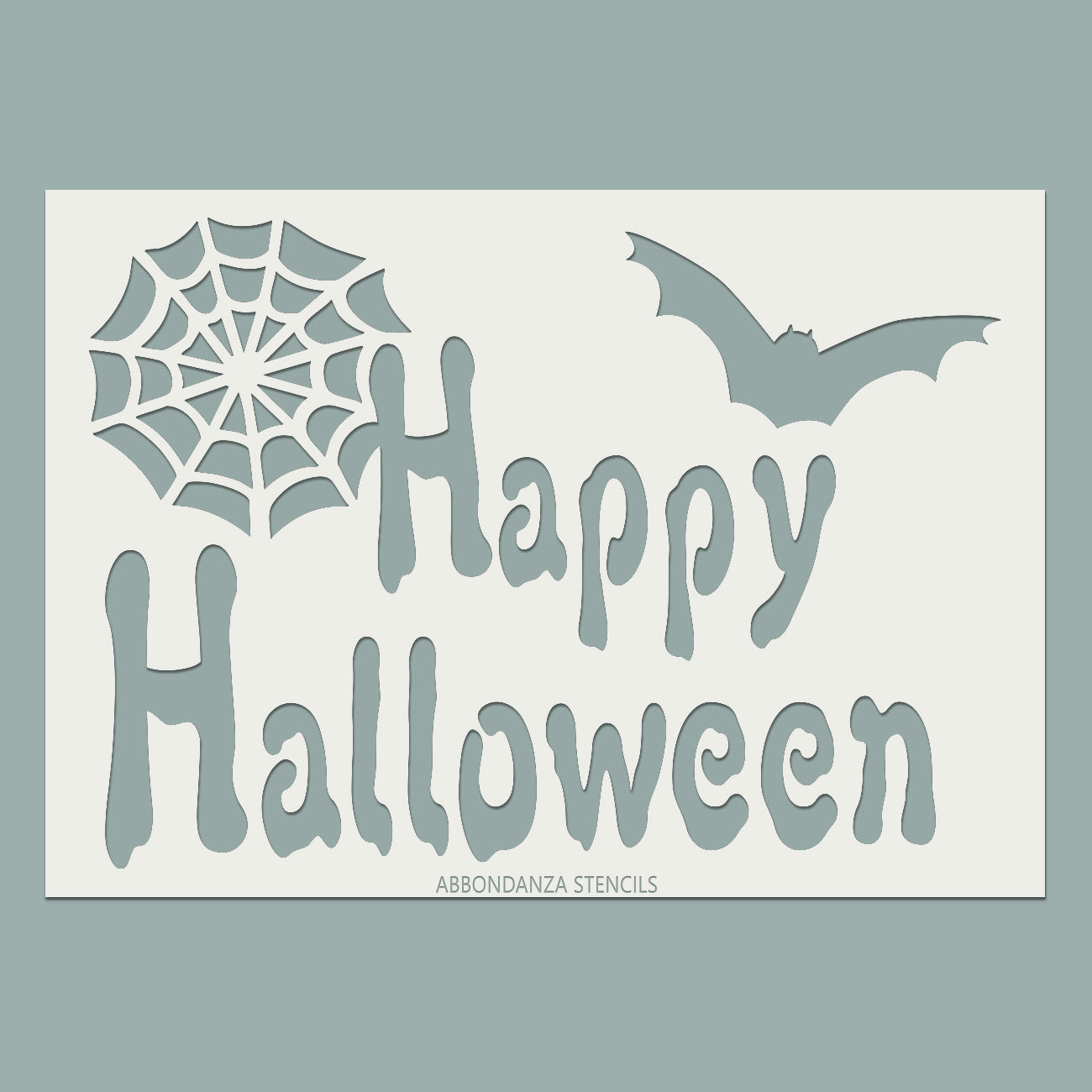 Happy Halloween Stencil 