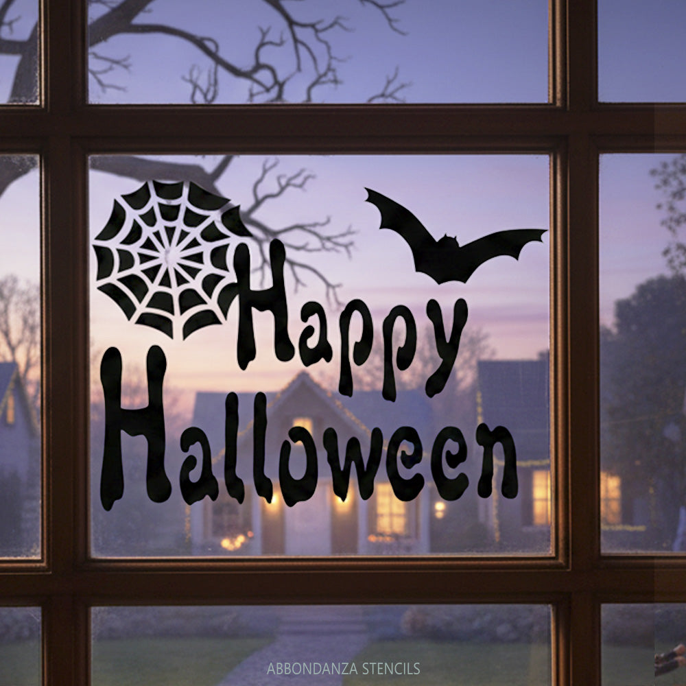 Happy Halloween Stencil 