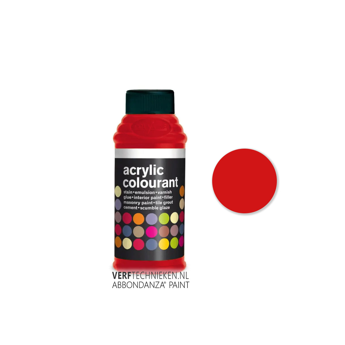 Acrylpigment Rood