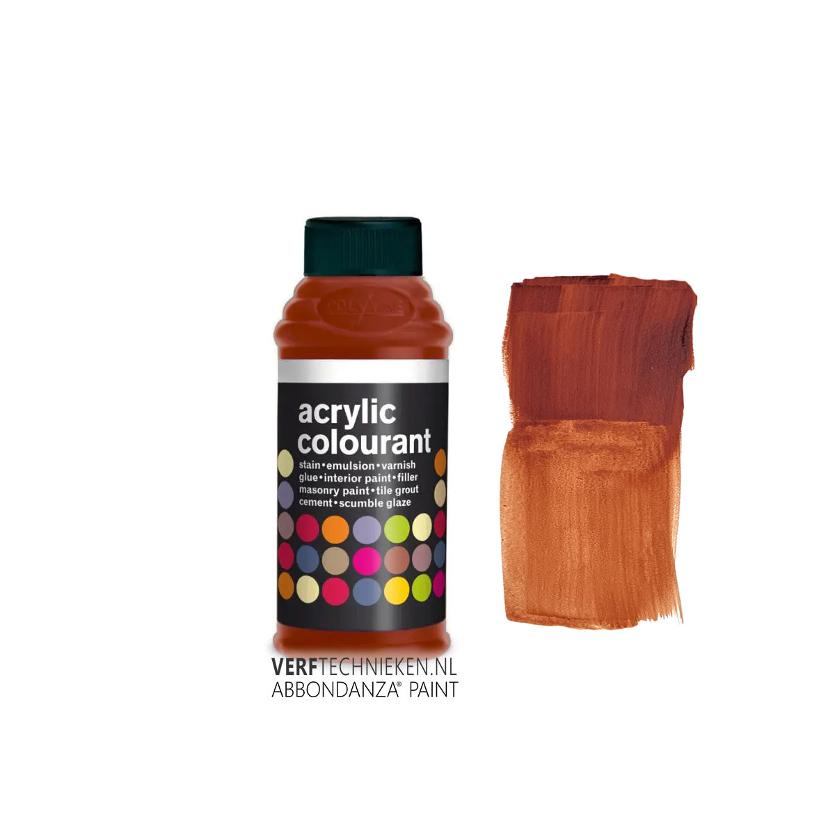 Acrylpigment Gebrande Siena Swatch