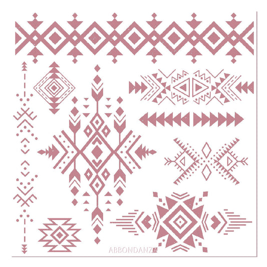 Decor Stamp 30x30 cm Tribal Prints