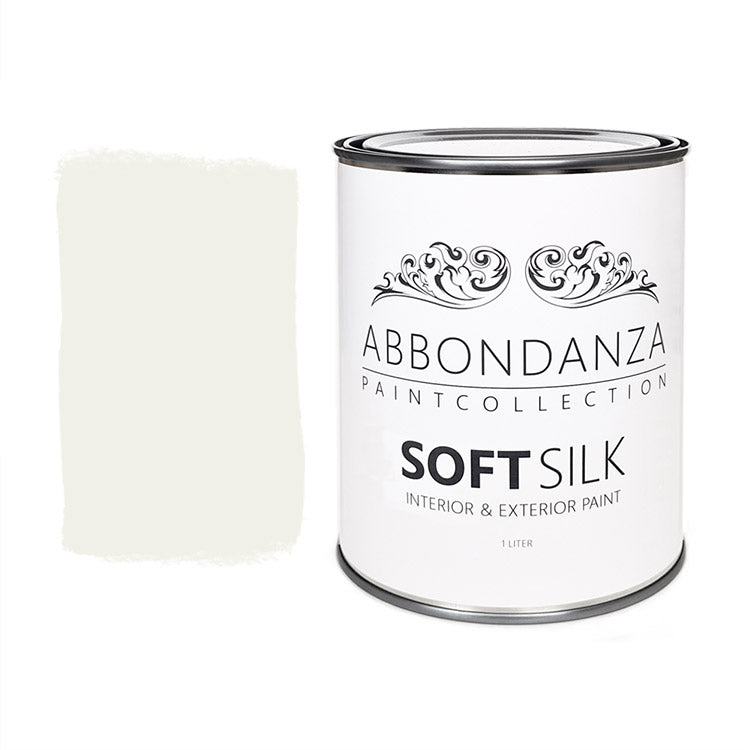 Lak Soft Silk Chalk is een vergrijsde oudwitte tint, perfect voor een vintage look