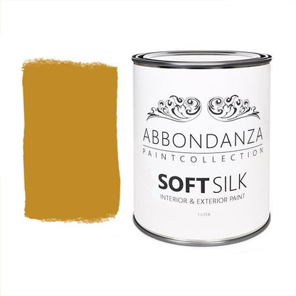 Lak Soft Silk Ochre is een trendy diepe okerkleur voor een pittig accent in je interieur