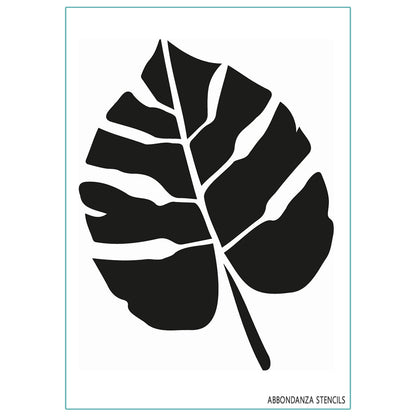 Stencil Monstera