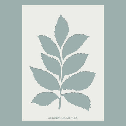 Stencil Leaf Branch Abbondanza