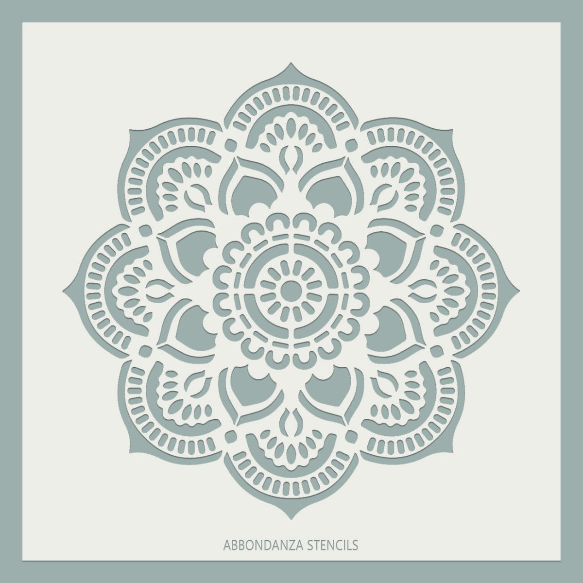 Mandala Stencil Gratitude