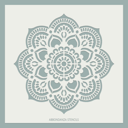 Mandala Stencil Gratitude