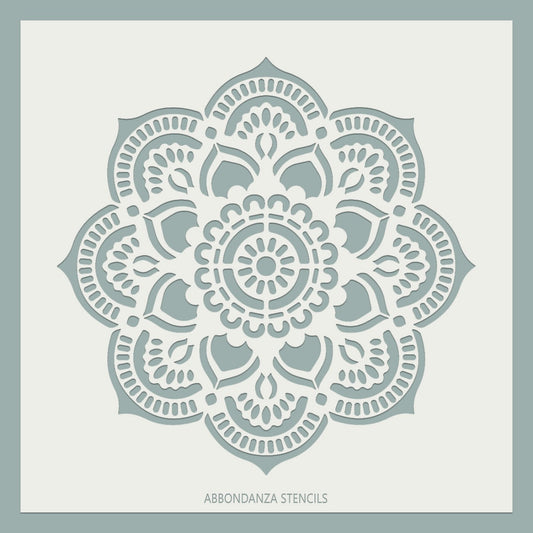 Mandala Stencil Gratitude