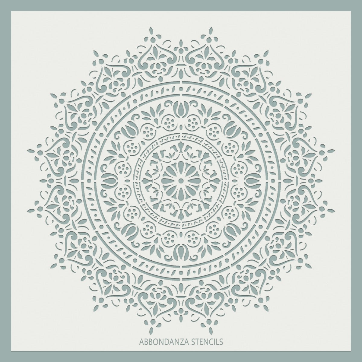 Mandala Stencil Freedom