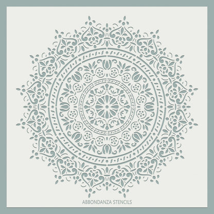 Mandala Stencil Freedom