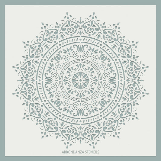 Mandala Stencil Freedom