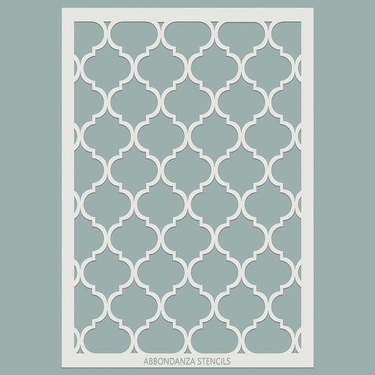 Stencil Moroccan Trellis